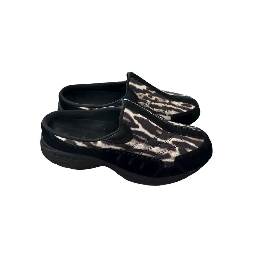 Easy Spirit Traveltime 470 Animal Print Slip On Shoes Women’s 7.5